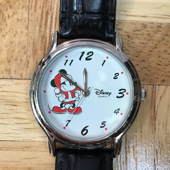 Disney Accessories - Special Edition RETIRED Santa Claus Mickey Watch